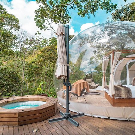 מלון ריונגרו Bubblesky Glamping 15 Min From Medellin מראה חיצוני תמונה