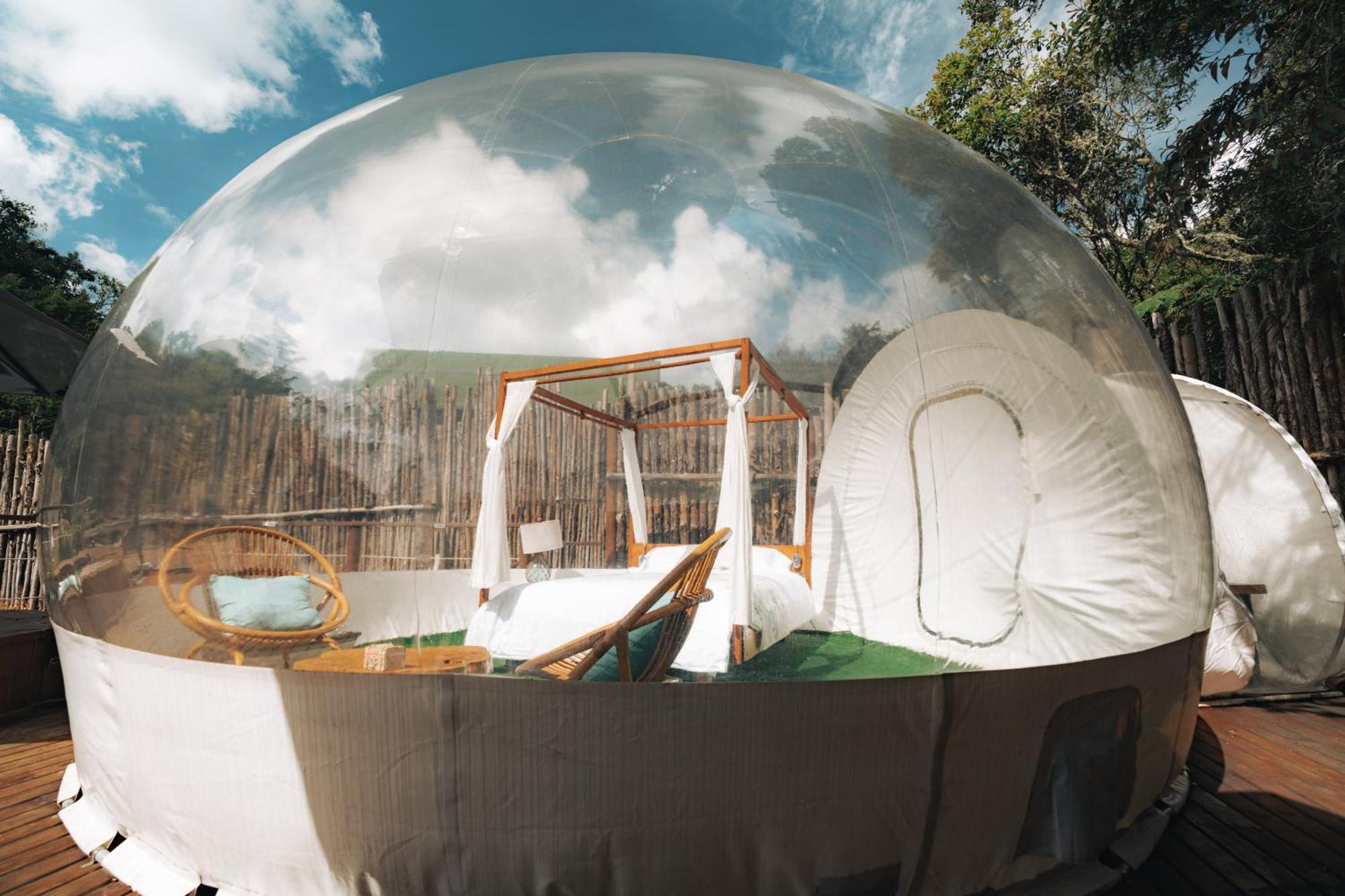 מלון ריונגרו Bubblesky Glamping 15 Min From Medellin מראה חיצוני תמונה