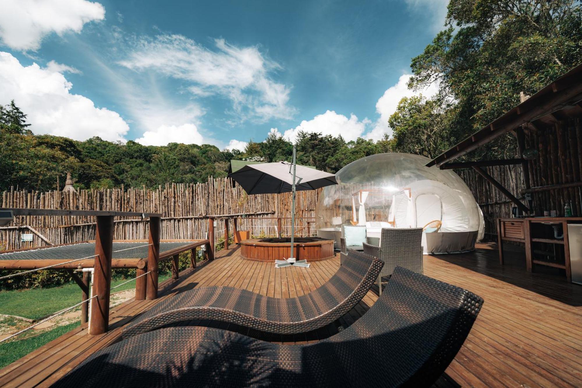 מלון ריונגרו Bubblesky Glamping 15 Min From Medellin מראה חיצוני תמונה