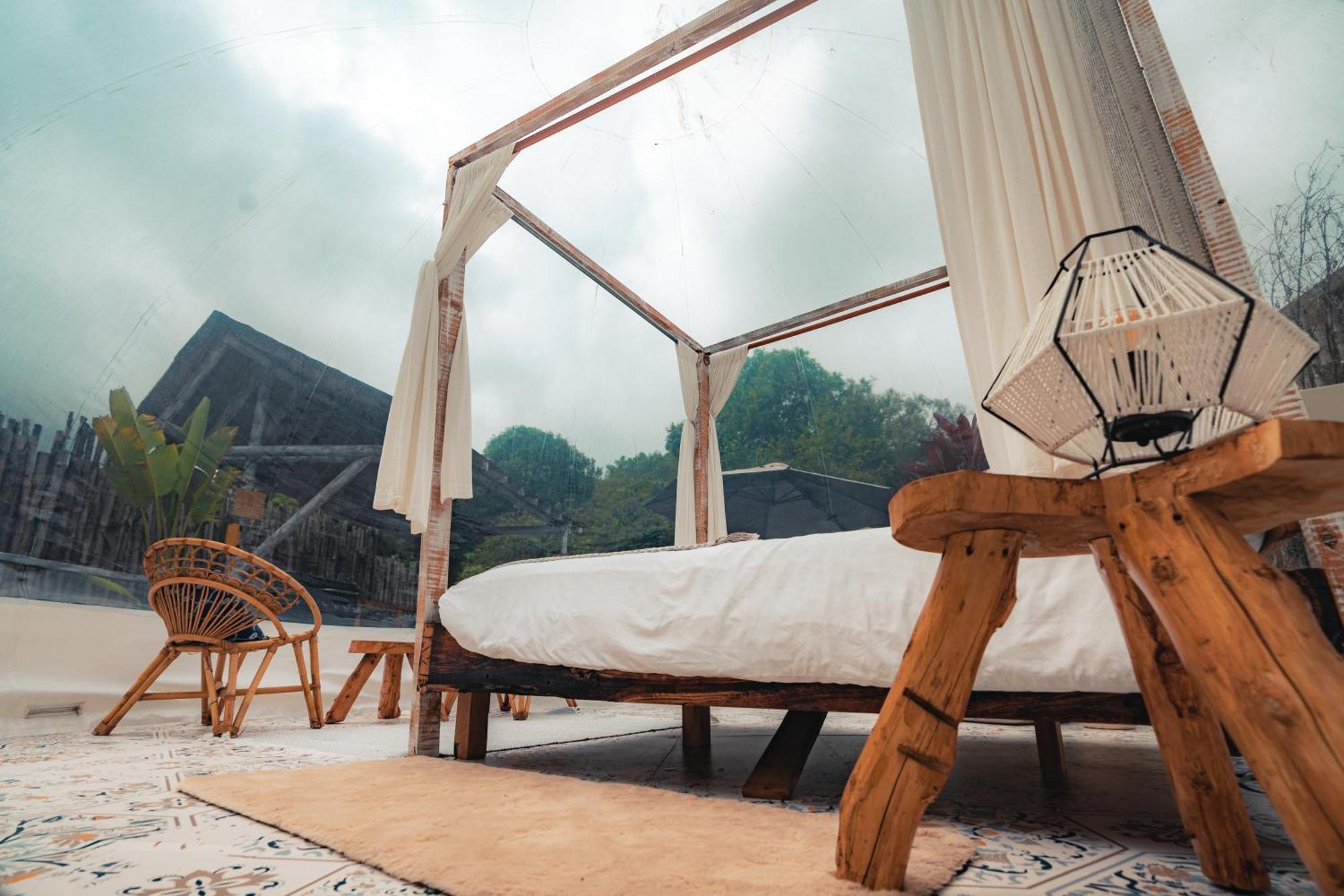 מלון ריונגרו Bubblesky Glamping 15 Min From Medellin מראה חיצוני תמונה
