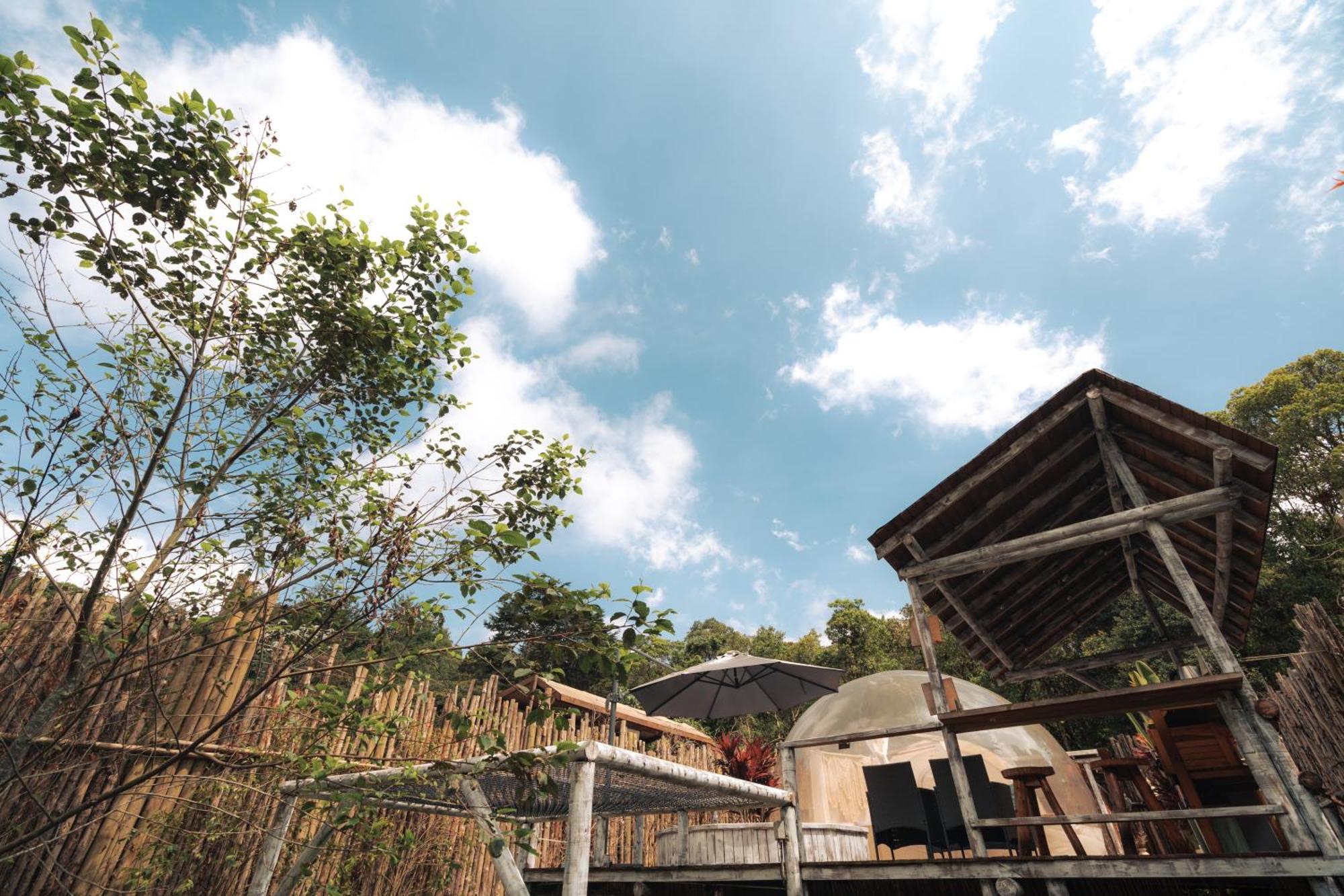מלון ריונגרו Bubblesky Glamping 15 Min From Medellin מראה חיצוני תמונה