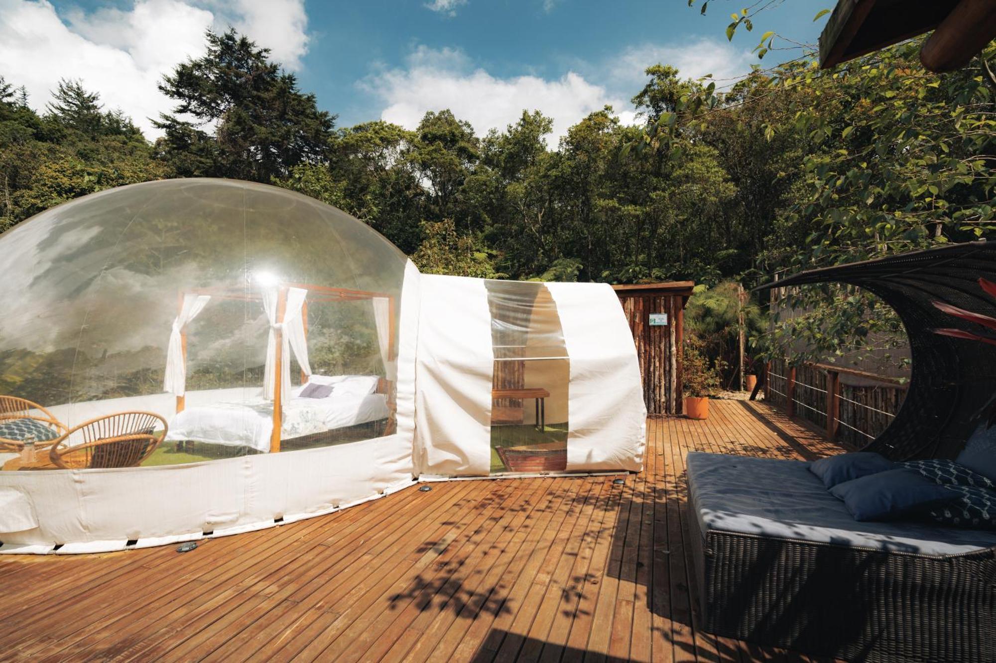 מלון ריונגרו Bubblesky Glamping 15 Min From Medellin מראה חיצוני תמונה