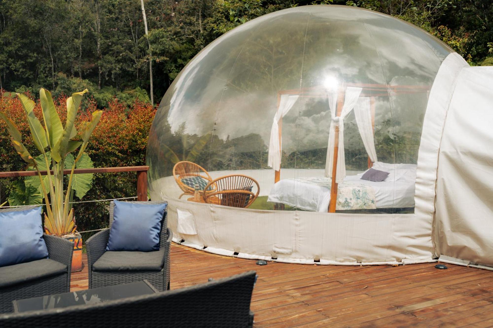 מלון ריונגרו Bubblesky Glamping 15 Min From Medellin מראה חיצוני תמונה